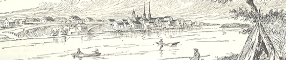 View of Detroit in 1826