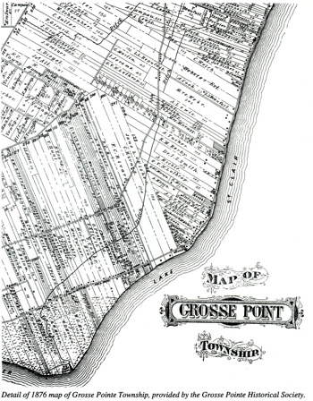 Early Map of Grosse Pointe