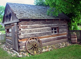 Completed Cabin at 376 Kercheval Ave